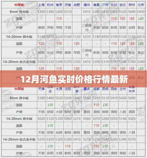 12月河鱼最新实时价格行情概览
