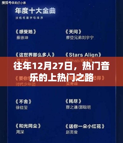 热门音乐上热门之路揭秘,揭秘往年12月27日的音乐热潮