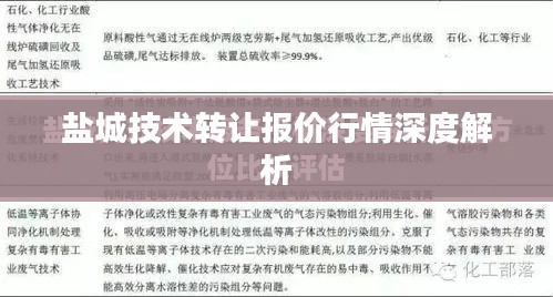 盐城技术转让报价行情深度解析
