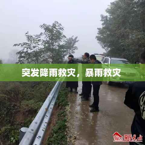 突发降雨救灾，暴雨救灾 