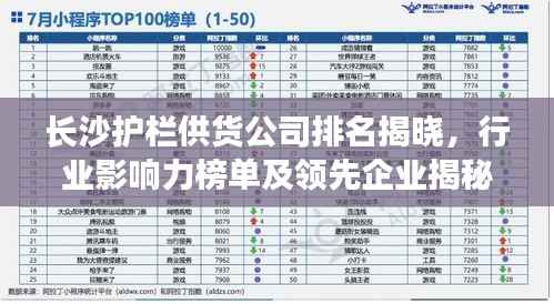 长沙护栏供货公司排名揭晓,行业影响力榜单及领先企业揭秘